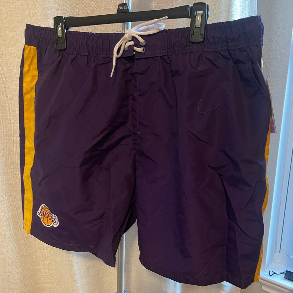 Men’s NBA Los Angelos Lakers Swim Trunks